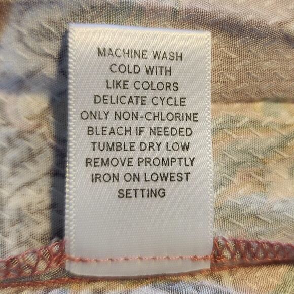 Nurture by Westbound Rose Bloom Top Womens 1X Floral Boho Fairycore Lagenlook - Picture 12 of 12